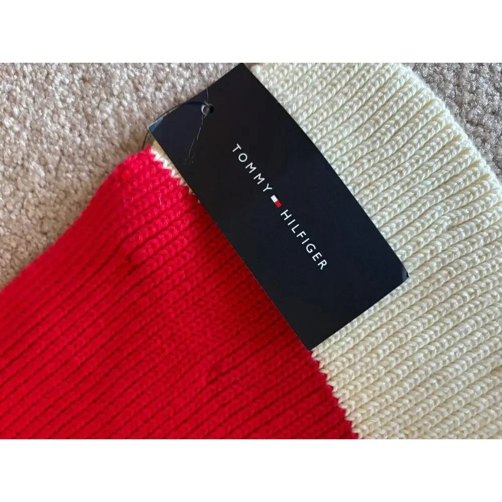 NEW Scarf Tommy Hilfiger Flag Color Block Stripe GREAT GIFT Holiday One Size